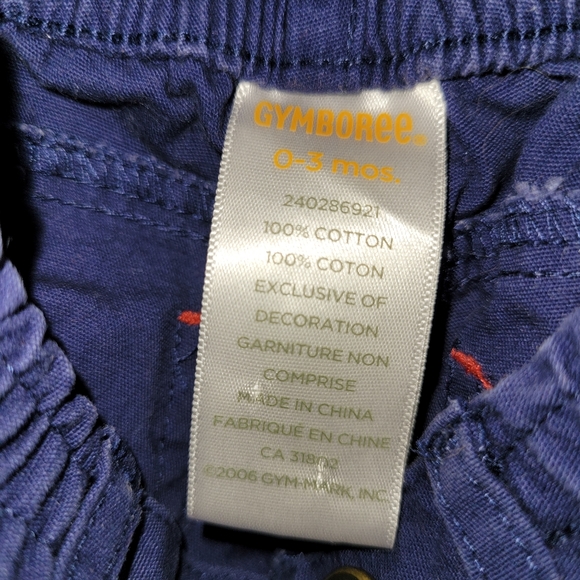 ๐ธ ๐ซ Vintage Gymboree Infant Boys Casual Pants Bundle 0-3 - Picture 4 of 6